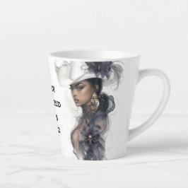 Macht is niet luid - het is klaar latte mok