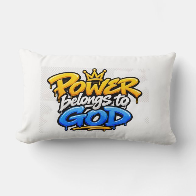 Macht is van God Kussen (Voorkant)