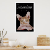 "Macht om te beslissen" Poster (Keuken)