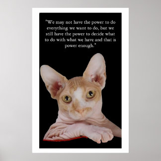 "Macht om te beslissen" Poster