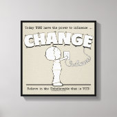 Macht om te veranderen canvas afdruk (Voorkant)