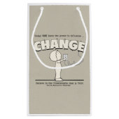 Macht om te veranderen klein cadeauzakje (Achterkant)