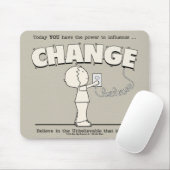 Macht om te veranderen muismat (Met muis)