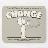 Macht om te veranderen muismat (Voorkant)