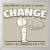 Macht om te veranderen poster (Voorkant)