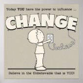 Macht om te veranderen poster (Voorkant)