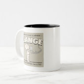 Macht om te veranderen tweekleurige koffiemok (Voorkant links)