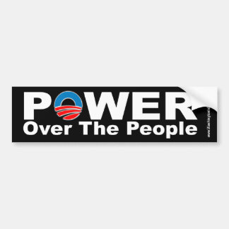 Macht over de Bumpersticker van het volk