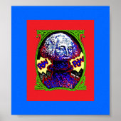 MACHT! Poster blauw rood (Voorkant)