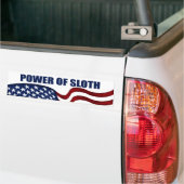 Macht van de Bumpersticker van de Groef (Op Truck)