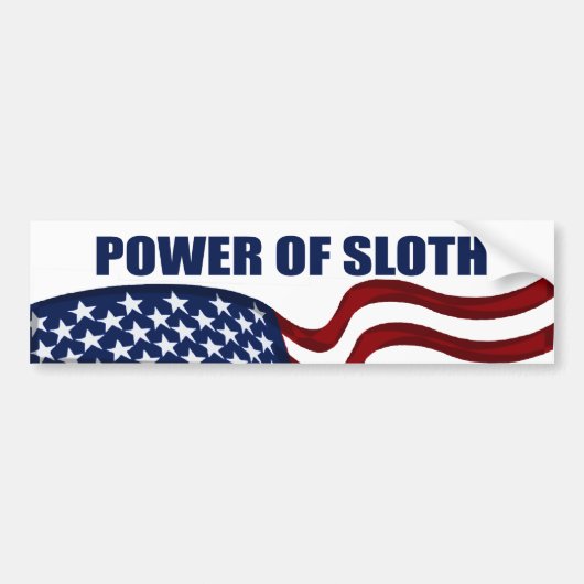Macht van de Bumpersticker van de Groef (Voorkant)