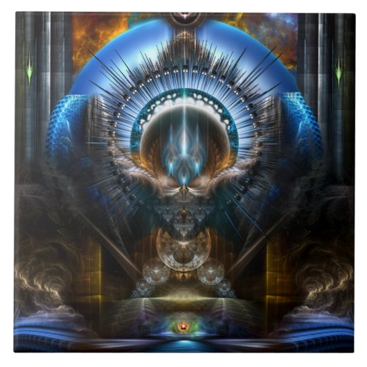 Macht van de Oracle Tegeltje (Voorkant)