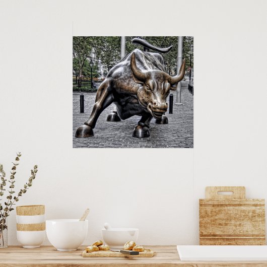 Macht van de stier poster (Keuken)