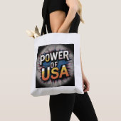 Macht van de VS Canvas tas - Patriottisch Amerikaa (Dichtbij)