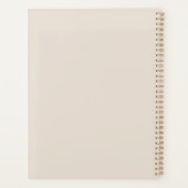 Macht van een meisje met een boek planner (Achterkant)