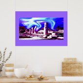 Macht van een strijder engel poster (Keuken)