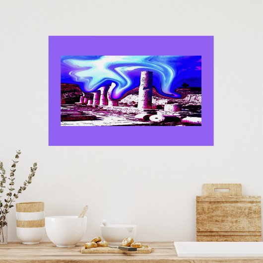 Macht van een strijder engel poster (Keuken)