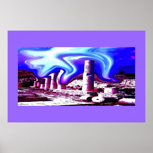 Macht van een strijder engel poster (Voorkant)