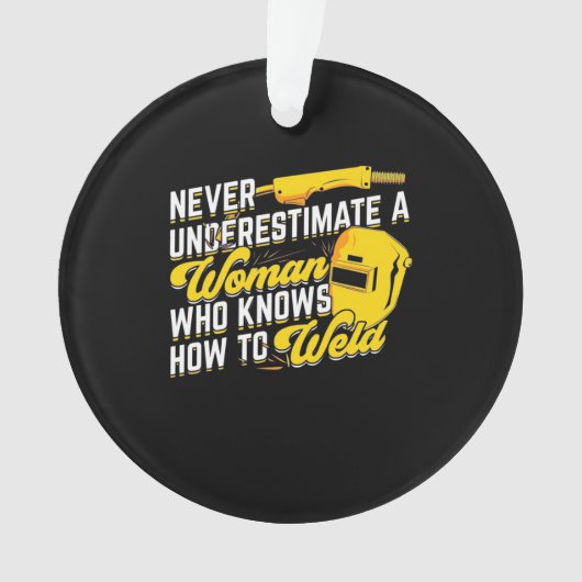 Macht van een vrouw die weet hoe ze moet worden ge ornament (voorkant)