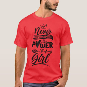 Macht van een vrouwelijke vrouw feministisch Vrouw T-shirt