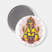 Macht van Ganesh Magneet (Voorkant / Achterkant)