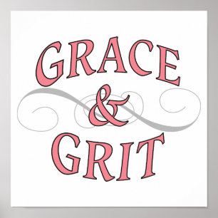 Macht van Grace en Grit Poster
