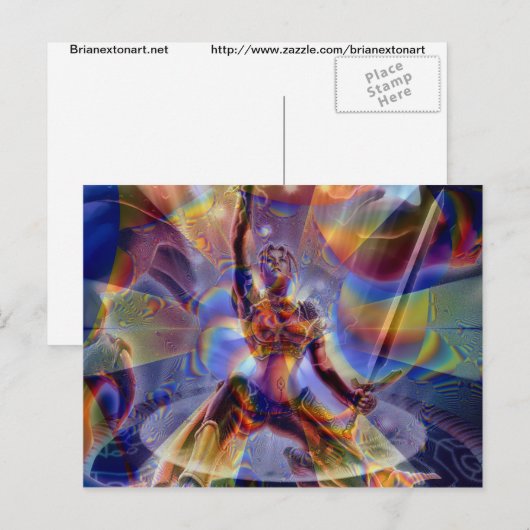 Macht van liefde briefkaart (Voorkant / Achterkant)