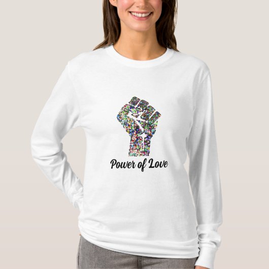 Macht van liefde t-shirt (Voorkant)