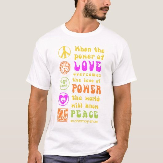 Macht van liefde t-shirt (Voorkant)