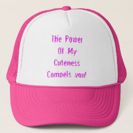 Macht van mijn Cuteness Pink Trucker Pet