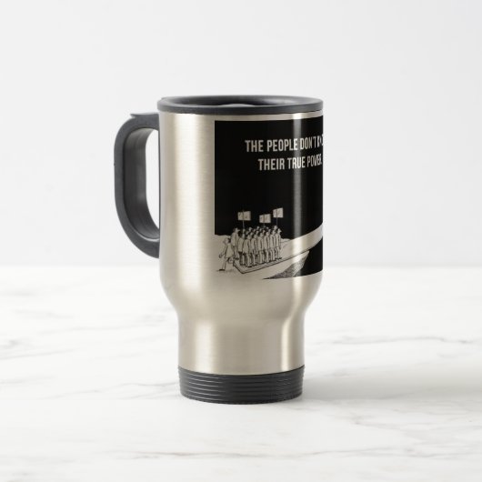 Macht van ons reisbeker (Voorkant links)