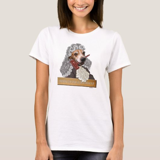Macht van rechter Paw Beagle T-shirt (Voorkant)