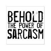 Macht van Sarcasm Zelfinktende Stempel (Design)