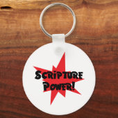 Macht van scripts sleutelhanger (Voorkant)