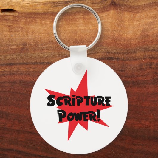 Macht van scripts sleutelhanger (Voorkant)