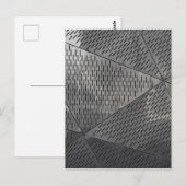 Macht van staalbouw Roestvrij Industrieel Briefkaart (Voorkant / Achterkant)