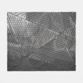 Macht van staalbouw Roestvrij Industrieel Fleece Deken (Voorkant (Horizontaal))