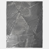 Macht van staalbouw Roestvrij Industrieel Fleece Deken (Voorkant)