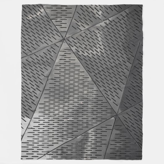 Macht van staalbouw Roestvrij Industrieel Fleece Deken (Voorkant)