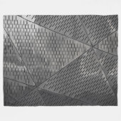 Macht van staalbouw Roestvrij Industrieel Fleece Deken (Voorkant (Horizontaal))