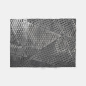 Macht van staalbouw Roestvrij Industrieel Fleece Deken (Voorkant (Horizontaal))