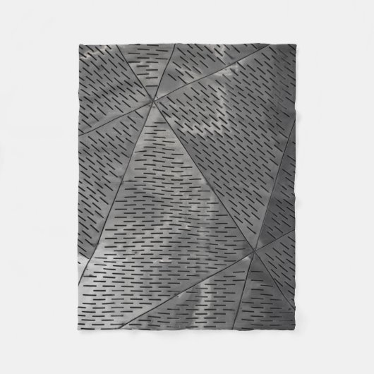 Macht van staalbouw Roestvrij Industrieel Fleece Deken (Voorkant)