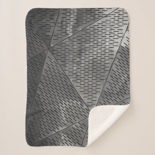 Macht van staalbouw Roestvrij Industrieel Sherpa Deken (Voorkant)