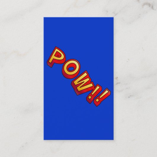 MACHT! VISITEKAARTJE (Voorkant)