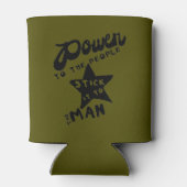 macht voor de bevolking blikjeskoeler (Achterkant)