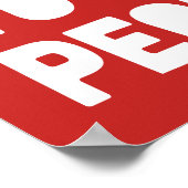 macht voor de bevolking poster (Hoek)