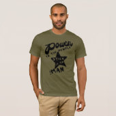 macht voor de bevolking t-shirt (Voorkant volledig)