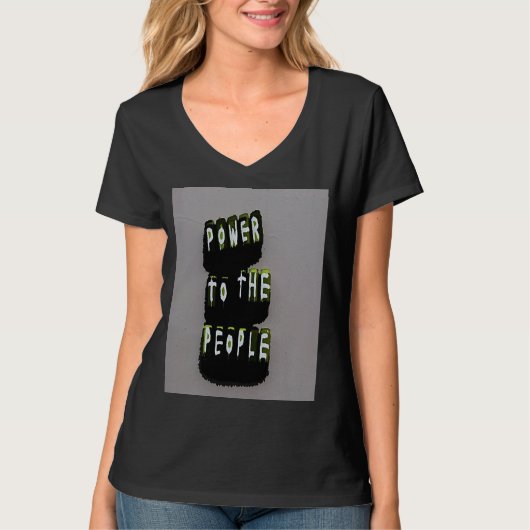 macht voor het volk t-shirt (Voorkant)