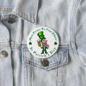 Macht voor je elleboog - St Patrick's Day Button (In situ)