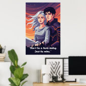 Machteloze Boek Citaat Poster (Thuiskantoor)
